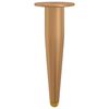vidaXL Standf&uuml;&szlig;e 2 pcs Gold 98 x 40 mm Eisen
