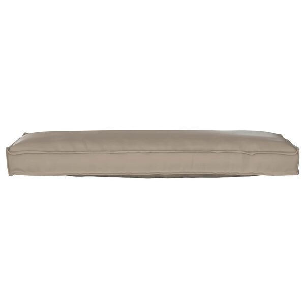 vidaXL Kissen Taupe 120 x 40 x 8 cm Oxford-Stoff