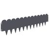 vidaXL Raseneinfassung 30 stk. 103 x 25 cm Stahl Anthrazit