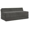 vidaXL Klappsofa Bett Dunkelgrau 120 x 60 x 49 cm Stoff
