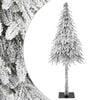 vidaXL K&uuml;nstlicher Weihnachtsbaum Wei&szlig; 76 x 76 x 180 cm