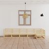 vidaXL 6-tlg. Garten-Lounge-Set Massivholz Kiefer