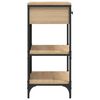 vidaXL Konsolentisch Sonoma-Eiche 75x34,5x75 cm Holzwerkstoff