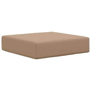 vidaXL Sitzkissen f&uuml;r Outdoor Taupe 40 x 40 x 8 cm 100 % Polyester