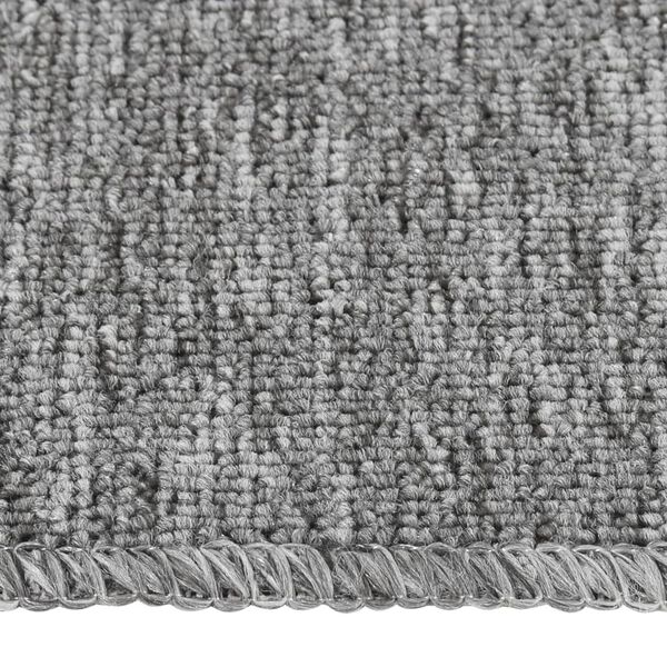 vidaXL Antirutsch Stufenmatten 15 Stk. 60x25 cm Grau Rechteckig