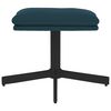 vidaXL Fußhocker Blau 60x60x36 cm Samt
