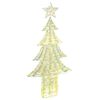 vidaXL Weihnachtsbaum mit 240 LEDs Warmweiß 180 cm Haustier