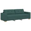 vidaXL 3-Sitzer-Sofa Dunkelgr&uuml;n 180 cm Stoff