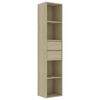 vidaXL B&uuml;cherregal Sonoma-Eiche 36x30x171 cm Holzwerkstoff