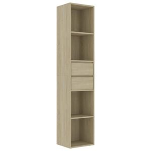 vidaXL B&uuml;cherregal Sonoma-Eiche 36x30x171 cm Holzwerkstoff