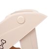 vidaXL Hundetreppe Klappbar Creme 62x40x49,5 cm