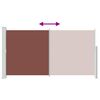 vidaXL Ausziehbare Seitenmarkise 170&times;300 cm Braun