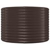 vidaXL Hochbeet Pulverbeschichteter Stahl 175x100x68 cm Braun