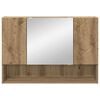 vidaXL Spiegelschrank Artisan-Eiche 80 x 17 x 55 cm Holzwerkstoff
