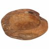 vidaXL Obstschale JEPARA &Oslash; 40 cm Massivholz Teak Rund Teakbraun