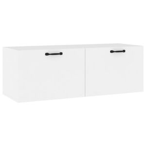 vidaXL Wandschrank Wei&szlig; 100x36,5x35 cm Holzwerkstoff