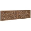 vidaXL Kopfteil Wandmontiert Natur 160 cm Massivholz Teak