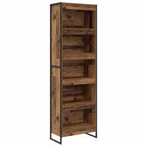 vidaXL B&uuml;cherregal 60 x 30 x 189,5 cm Holzwerkstoff Altholz