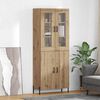 vidaXL Highboard Artisan-Eiche 69,5 x 34 x 180 cm Holzwerkstoff