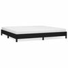 vidaXL Bettgestell ohne Matratze Schwarz 200x200 cm Stoff