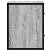 vidaXL Wand-Nachttische 2 Stk. Grau Sonoma 40x31x39,5 cm