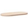 vidaXL Tischplatte 70x35x2,5 cm Massivholz Kiefer Oval