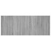 vidaXL Kopfteil Grau Sonoma 200x1,5x80 cm Holzwerkstoff