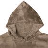 vidaXL Decken-Hoodie Kamel M Flanell