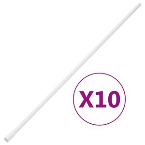vidaXL Installationsrohre mit Clips &Oslash;16 mm 10 m PVC