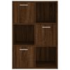 vidaXL Lagerschrank Braun Eichen-Optik 60x29,5x90 cm