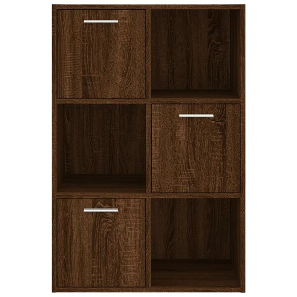 vidaXL Lagerschrank Braun Eichen-Optik 60x29,5x90 cm
