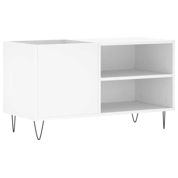 vidaXL Plattenschrank Wei&szlig; 85x38x48 cm Holzwerkstoff