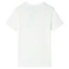 Kinder-T-Shirt Ecru 104