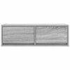 vidaXL TV-Schränke 2 Stk. Grau Sonoma 80x31x25,5 cm Holzwerkstoff