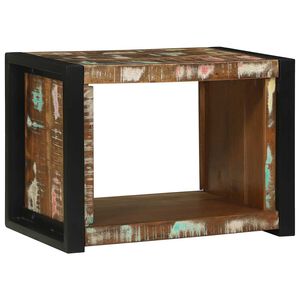 vidaXL Wandw&uuml;rfel Braun 55 x 35 x 40 cm Massives upgecyceltes Holz