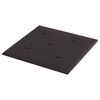 vidaXL Wandpaneele 12 pcs Schwarz 30 x 30 cm Kunstleder