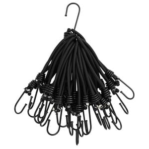 vidaXL Spanngummis mit Haken 25 Stk. 17 cm