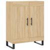 vidaXL Highboard Sonoma-Eiche 69,5x34x180 cm Holzwerkstoff