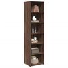 vidaXL Highboard Braun Eichen-Optik 45x41x185 cm Holzwerkstoff