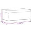 vidaXL Vitrine Transparent 24x12x11 cm Acryl