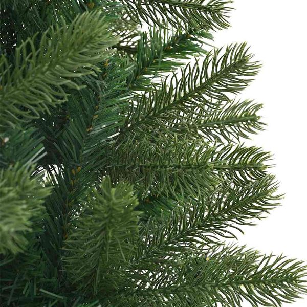 vidaXL K&uuml;nstlicher Weihnachtsbaum Gr&uuml;n 150 cm PVC, PE und Stahl
