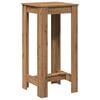 vidaXL Bartisch Artisan-Eiche 51x50x103,5 cm Holzwerkstoff