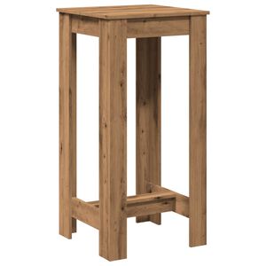 vidaXL Bartisch Artisan-Eiche 51x50x103,5 cm Holzwerkstoff