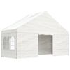 vidaXL Pavillon mit Dach Wei&szlig; 17,84x5,88x3,75 m Polyethylen