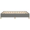 vidaXL Bettgestell ohne Matratze Dunkelgrau 140x190 cm Stoff
