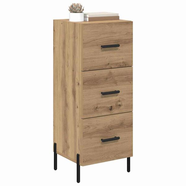 vidaXL Sideboard Artisan-Eiche 34 x 34,5 x 90 cm Holzwerkstoff