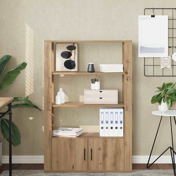 vidaXL Sideboard Artisan-Eiche 30 x 80 x 119.5 cm Holzwerkstoff