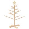 vidaXL Holz Weihnachtsbaum mit Ständer Natur 75 cm Massivholz Kiefer
