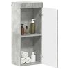 vidaXL Badezimmer-Wandschrank TULUM Beton Grau 37 x 24,5 x 86 cm