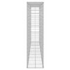 vidaXL Gabionenwand mit Abdeckung Verzinkter Stahl 200&times;20&times;85 cm
